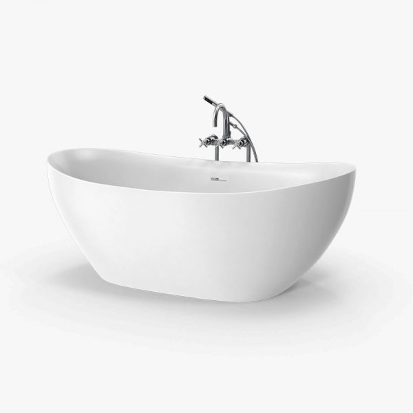 Sink with 2 Faucet Mounting - Image 3