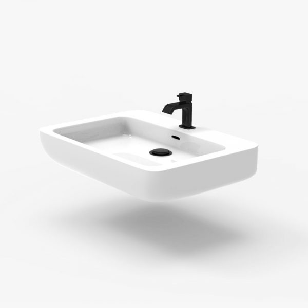 Sink with 2 Faucet Mounting - Image 2